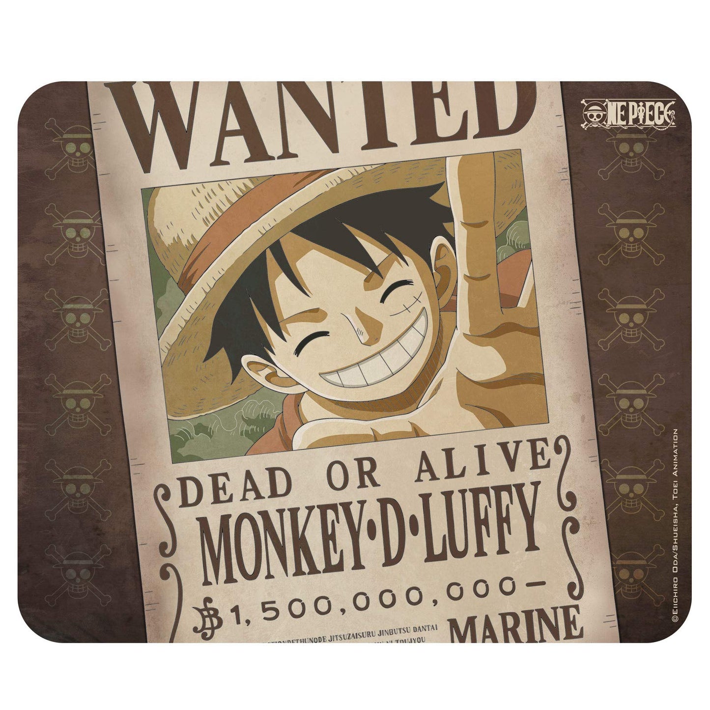 One Piece - Muismat - Luffy Wanted