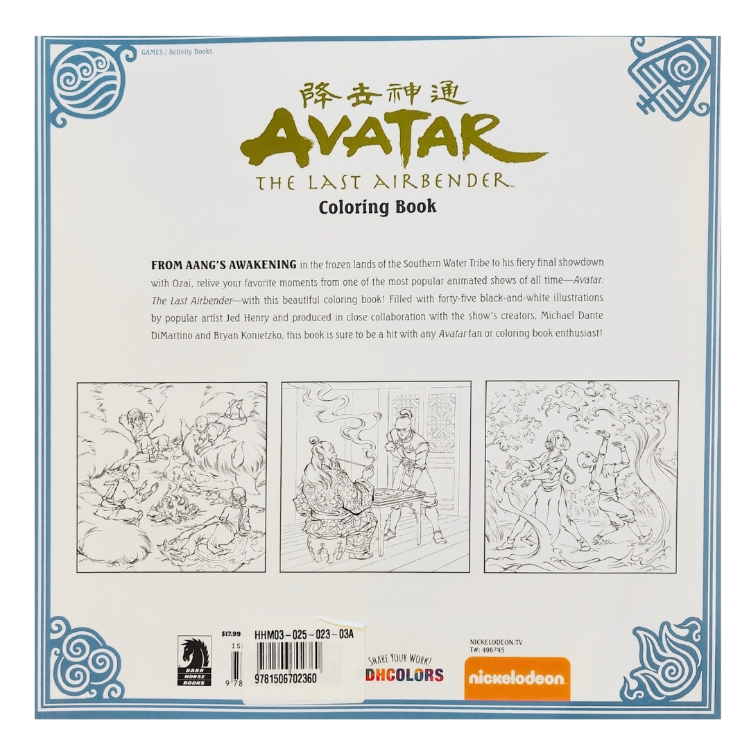 Kleurboek - Avatar; The Last Airbender